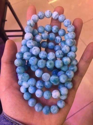 ラリマー ブレスレット