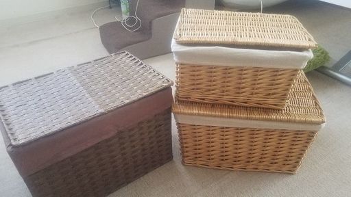 収納かご3つセット
