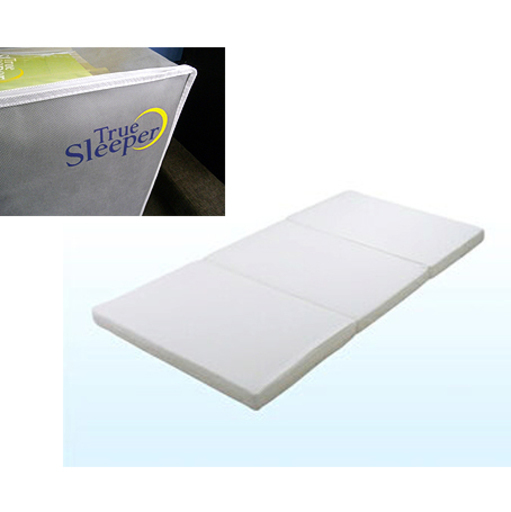 札幌 新品【ShopJapan トゥルースリーパー ウェルフィット シングル】中反発 体圧分散 日本製 三つ折りタイプ マットレス ベッド ショップジャパン 本郷通店