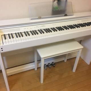 Casio PX-760 電子ピアノ（ホワイト） 椅子付き