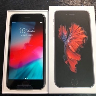 新品 UQモバイル iPhone6s 32GB スペースグレイ