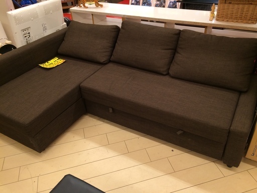 ＩＫＥＡ（イケア）フリーヘーテン収納付きコーナーソファー