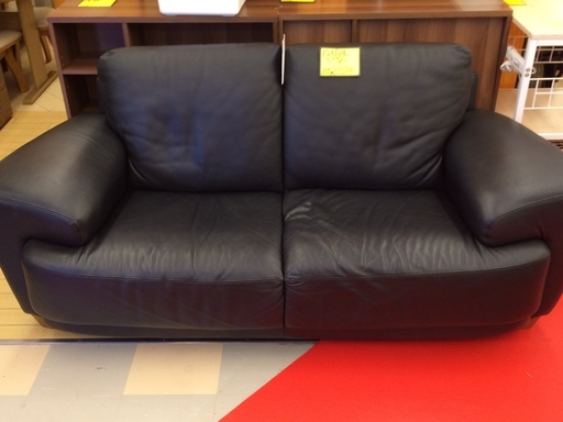 Ｃalia(カリア）2人掛けレザーソファー