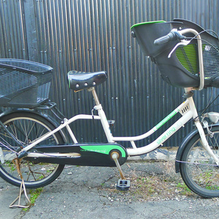 中古20インチ子供乗せ自転車 汚れ有 前後タイヤチューブ新品