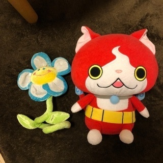 ぬいぐるみ(じばにゃん、お花)
