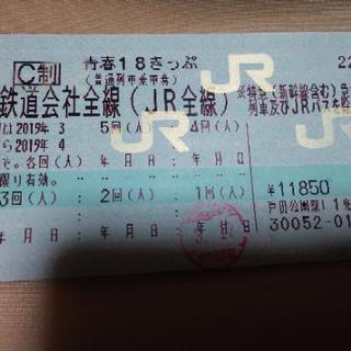 平成最後の18切符🚃💨
