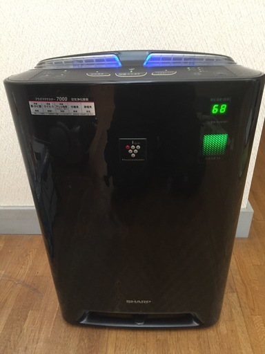 プラズマクラスター搭載加湿空気清浄機 加湿量450mL/h ブラック系 KC-Z45-B