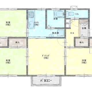 深川市・・・3ＬＤＫ・・・駐車2台・・・ペット相談・・・Ｗｉ-Ｆｉ無料・・・敷金・礼金なし（不要）・・・管理費駐車料込40,000円♪ - 賃貸（マンション/一戸建て）