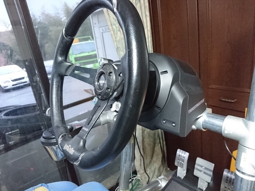 スラマス T-GT専用 実車ステアリングアダプタ PS4対応 全ボタン可 Momo/Nardi