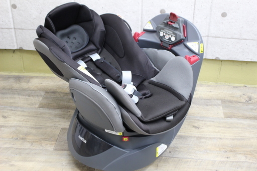 Aprica チャイルドシート ブラック・グレー R523)【美品