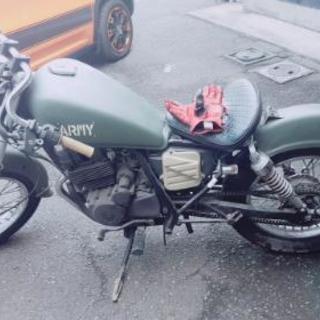 《取引中》引き取り限定　CBX125C　軍用カスタム　売ります！