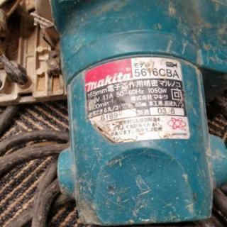 USED マキタ　電動まるのこ  日立　grea  tool コードレスドライバー セット売り Makita　5316CBA  ハードケース付きの画像