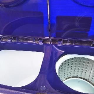【交渉中】2層式小型洗濯機【ジャンク品】の画像