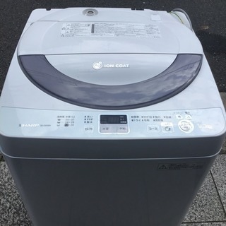 #2204 シャープ 5.5kg 全自動洗濯機 ES-GE55 2014年製