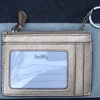 【新品・未開封】COACH コーチ F21072 レザー キーリング パスケース カードケース 定期入れ コインケース の画像