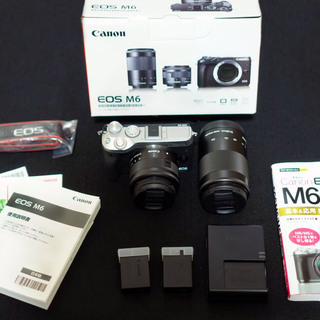 4/20まで！ Canon EOS M6 ダブルズームレンズキット + おまけ多数