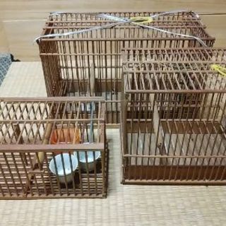 木製鳥かごの画像