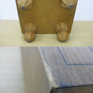 将棋盤 足付き 木製 33.5cm×36.5cmの画像