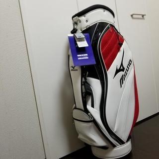 【終了】新品ミズノキャディバック　赤