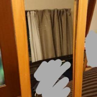 ジャンク品 壊れた姿見鏡の画像