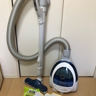 東芝 掃除機 布団カートリッジ付 