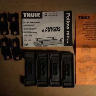 キャリアベース thule kit1051 ゴルフ4 　スーリー