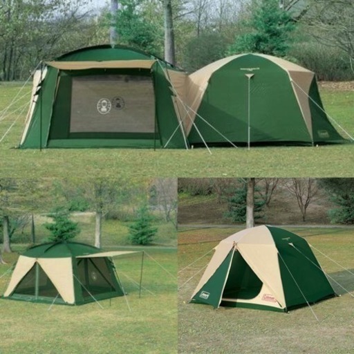 コールマン  コネクティングドームシステム テント タープ セット キャンプ アウトドア Coleman