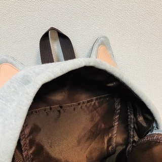 値下げ！可愛い猫耳のリュックの画像