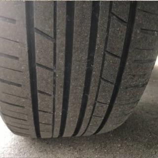 三菱・デリカD5純正ホイール（16インチ鉄+ホイールキャップ）+夏タイヤ(215/60R16)4本　ナット付きの画像