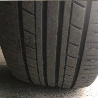 三菱・デリカD5純正ホイール（16インチ鉄+ホイールキャップ）+夏タイヤ(215/60R16)4本　ナット付きの画像