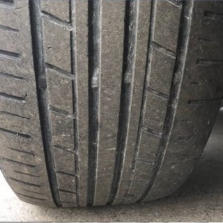 三菱・デリカD5純正ホイール（16インチ鉄+ホイールキャップ）+夏タイヤ(215/60R16)4本　ナット付きの画像