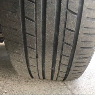 三菱・デリカD5純正ホイール（16インチ鉄+ホイールキャップ）+夏タイヤ(215/60R16)4本　ナット付きの画像