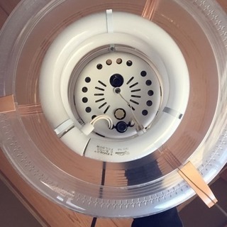 昭和レトロな照明 蛍光灯も点灯します。ライトの画像