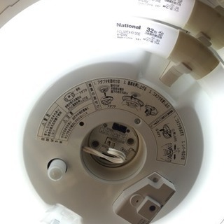 ナショナル シーリングライト 動作OK リモコン付きの画像
