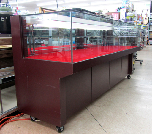 ４月限定 ショーケース 店舗什器 宝飾・時計ディスプレイ ガラスケース 札幌市手稲区西宮の沢