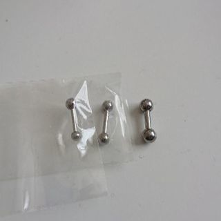 サージカルステンレス ストレートバーベル