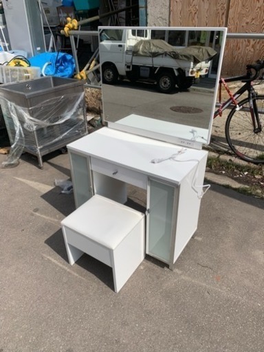 両袖ドレッサー(ドレッサー コナ2 WH) ニトリ