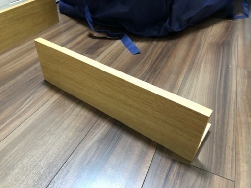 無印良品　壁に付けられる家具・棚・幅４４ｃｍ・オーク材
