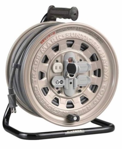 電工ドラム 50m 125V 5A 温度センサー付(残り2個)
