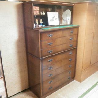 中古　整理タンス　 　幅104.6　　奥行45.5　　高さ176...