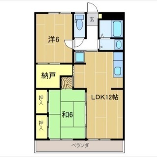 ★山口市平野★ペット可★広々２LDK★1ヶ月分のフリーレントあり...