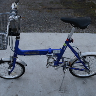 ブリジストン　高級折畳自転車　トランジット　ちょっと修理願います　アルミフレームの画像