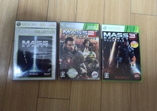 マスエフェクト1、2、3 　Xbox360