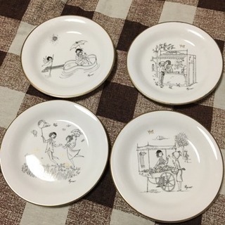 ペイネ 皿 4枚セット 16センチ  レンジ不可