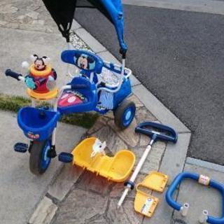 ミッキーギミック付 三輪車