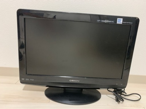 19型DVD内蔵液晶テレビ LTD19V-EW1（LV-005）ORION製