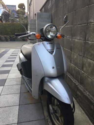 ホンダ トゥデイ シルバー 50ccジャンク 付属でフルフェイス新品同様、バッテリー新品つけます
