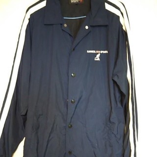 ジャージ　上着 カンガルー L 紺　ジャンバー　