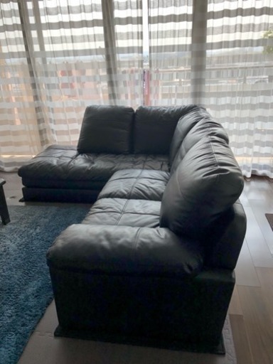 本革ソファ 美品