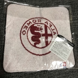 新品未使用 アルファロメオ ハンドタオル 今治タオルの画像